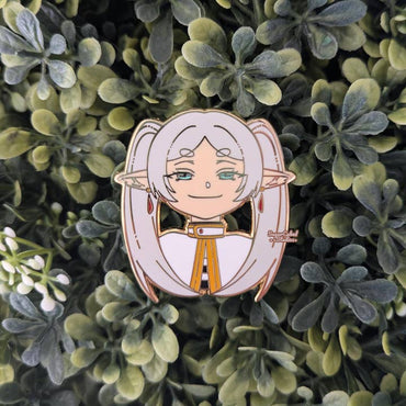 Sugar Cubed Studios Enamel Pins - Expressions of Frieren, Smug