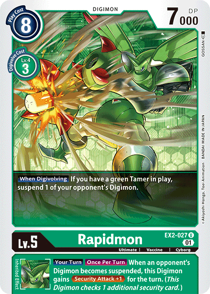 Rapidmon [EX2-027] [Peligro digital] 