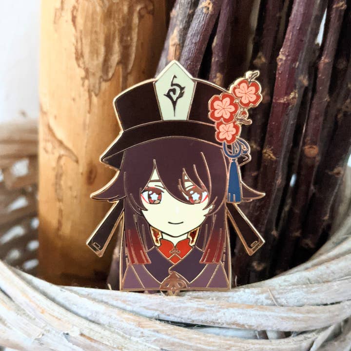 Sugar Cubed Studios Enamel Pins - Gatcha Guardian - Funeral Director