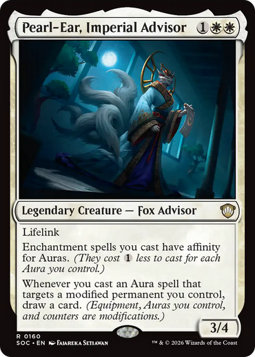 Pearl-Ear, Imperial Advisor [Secrets of Strixhaven Commander]