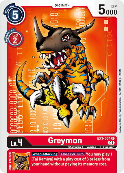 Greymon [EX1-004] [Colección clásica] 