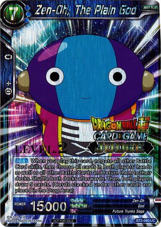 Zen-Oh, The Plain God (Nivel 2) (BT2-060) [Tarjetas de promoción de juez] 