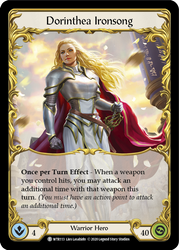 Anothos // Dorinthea Ironsong [U-WTR040 // U-WTR113] (Bienvenido a Rathe Unlimited) Ilimitado Normal 