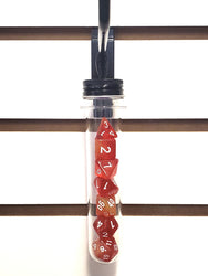 Old School 7 Piece DnD RPG Dice Set: Odyssey - Phoenix Rising