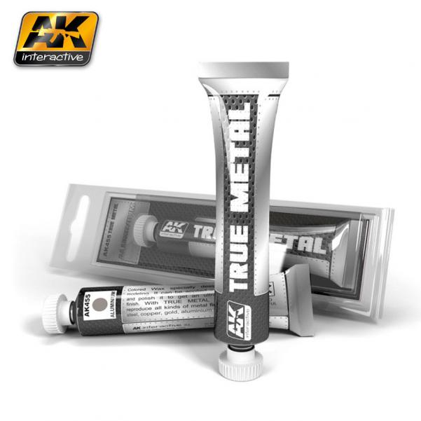 AK-Interactive: (True Metal Wax-base) True Metal Aluminum