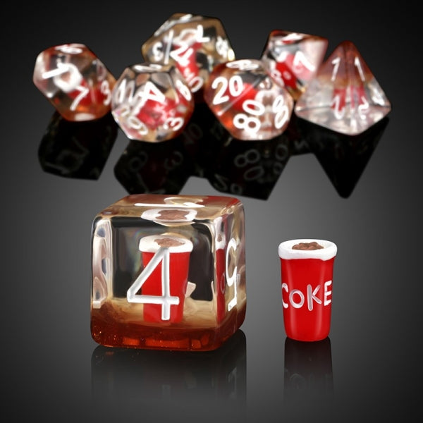 Resin Dice Set: Cola