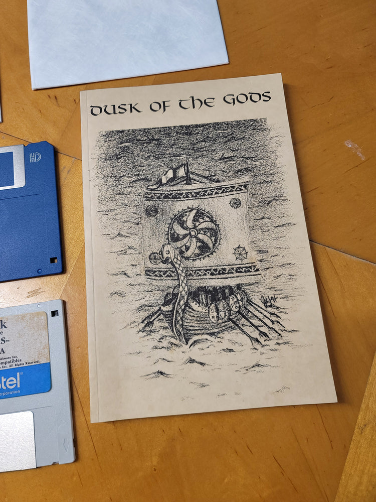 Dusk of the Gods Interstel Event Horizon IBM PC Big Box Game 5.25" Complete CIB
