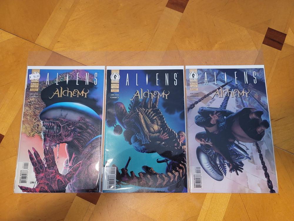 Aliens Alchemy: Full 3 comic set