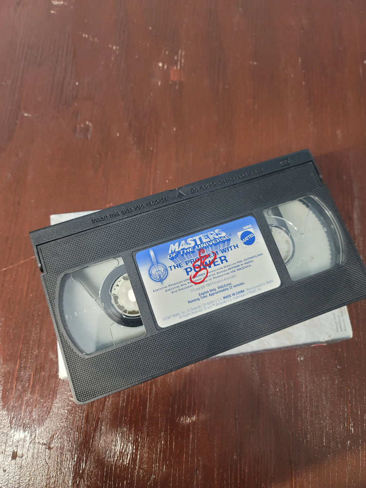 Masters Of The Universe The Problem With Power Commemorative VHS Tape 2001