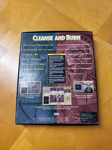Space Hulk PC Game Warhammer 1993 Electronic Arts Big Box