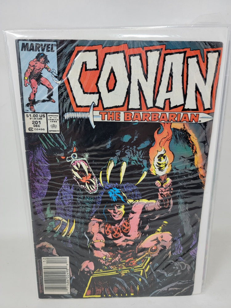 CONAN THE BARBARIAN #201 MARVEL 1987 6.0 Newsstand