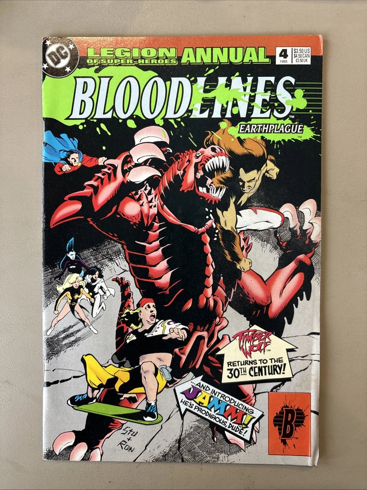 Bloodlines #4  Earthplague (1993)