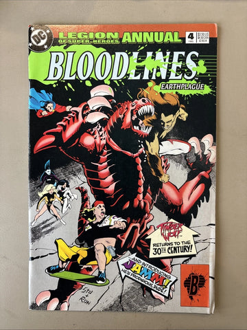 Bloodlines #4  Earthplague (1993)