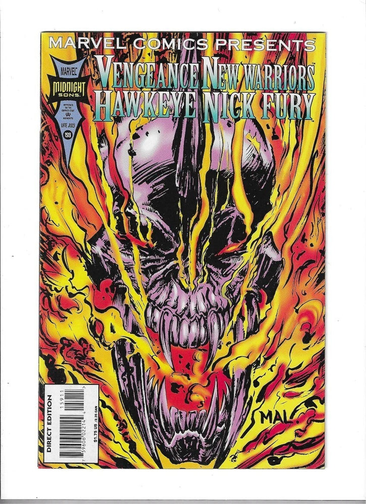 Vengeance New Warriors Hawkeye Nick Fury #159