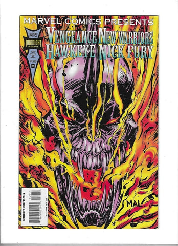 Vengeance New Warriors Hawkeye Nick Fury #159