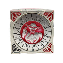 Old School Dice: 7 in 1 Dice Spinner: Dice Goblin - Silver w/ Red