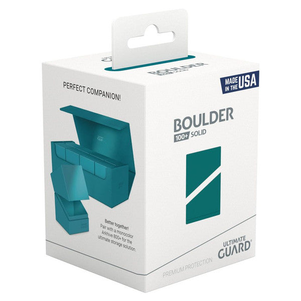 Deck Box: Boulder: Solid: 100+: Petrol