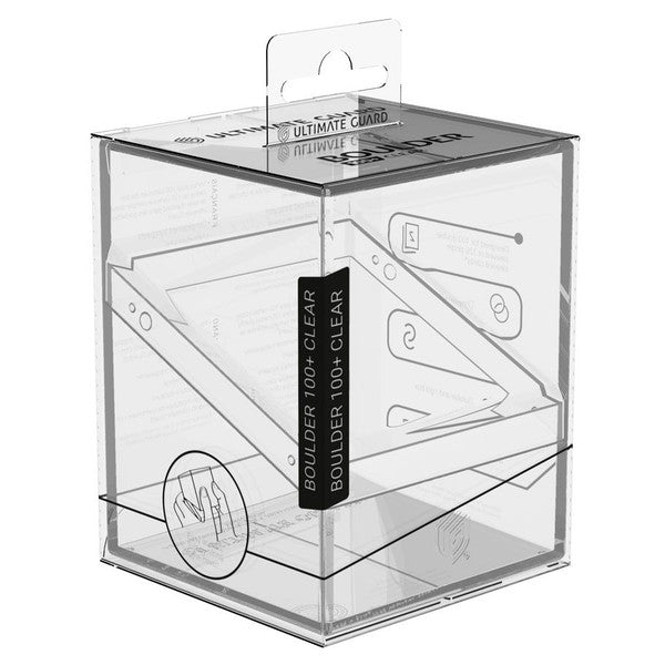 Deck Box: Boulder: Clear: 100+: Transparent