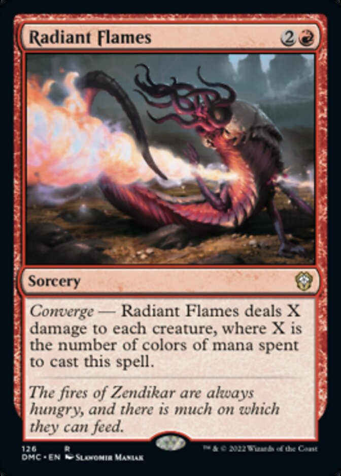 Llamas radiantes [Comandante Unido Dominaria] 