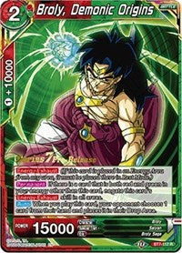 Broly, Demonic Origins (BT7-117_PR) [Promociones de presentación de Assault of the Saiyans] 