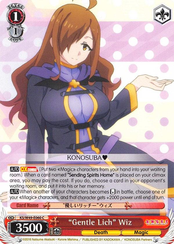 "Gentle Lich" Wiz (KS/W49-E060 C) [KonoSuba] - Blue Jay's Cauldron