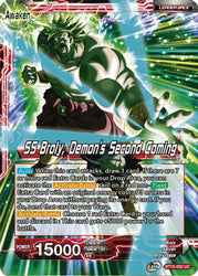 Broly // SS Broly, La segunda venida del demonio (BT15-002) [Saiyan Showdown] 