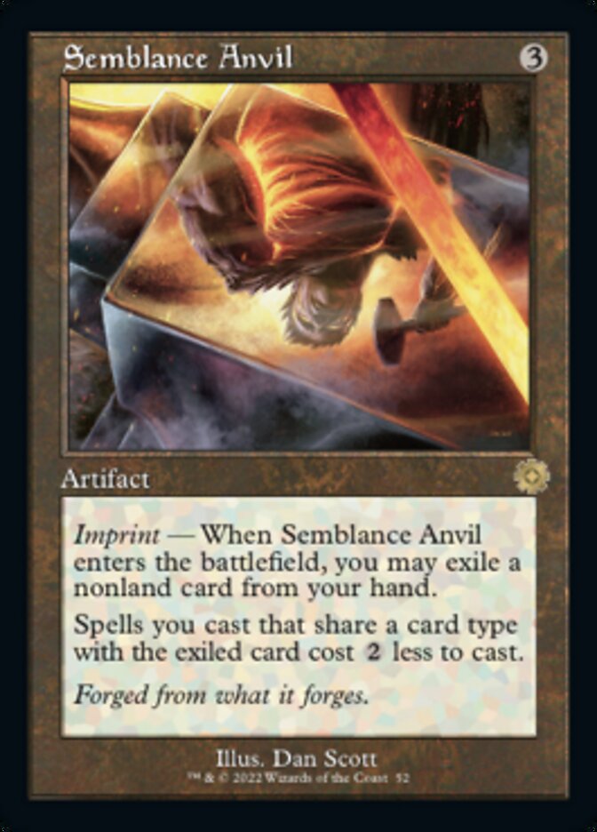 Semblance Anvil (Retro) [Artefactos retro de la guerra de los hermanos] 