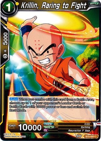 Krilin, con muchas ganas de luchar (BT5-085) [Renacimiento milagroso] 