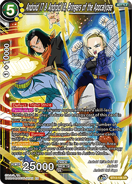 Androide 17 y Androide 18, Portadores del Apocalipsis (BT13-106) [Rivalidad Suprema] 