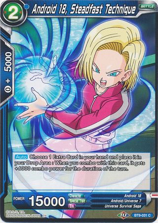 Androide 18, Técnica firme (BT9-031) [Embestida universal] 
