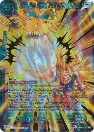 SS3 Son Goku, Puño de Fortaleza (DB3-052) [Fuerza Gigante] 