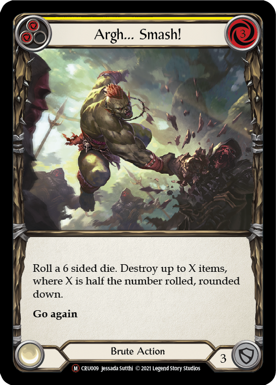 Argh... ¡Aplastar! [U-CRU009] (Crucible of War Unlimited) Ilimitado Normal 