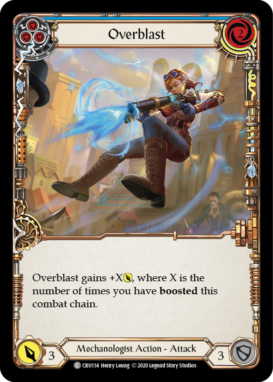 Overblast (Azul) [CRU114] (Crucible of War) 1.ª edición Normal 