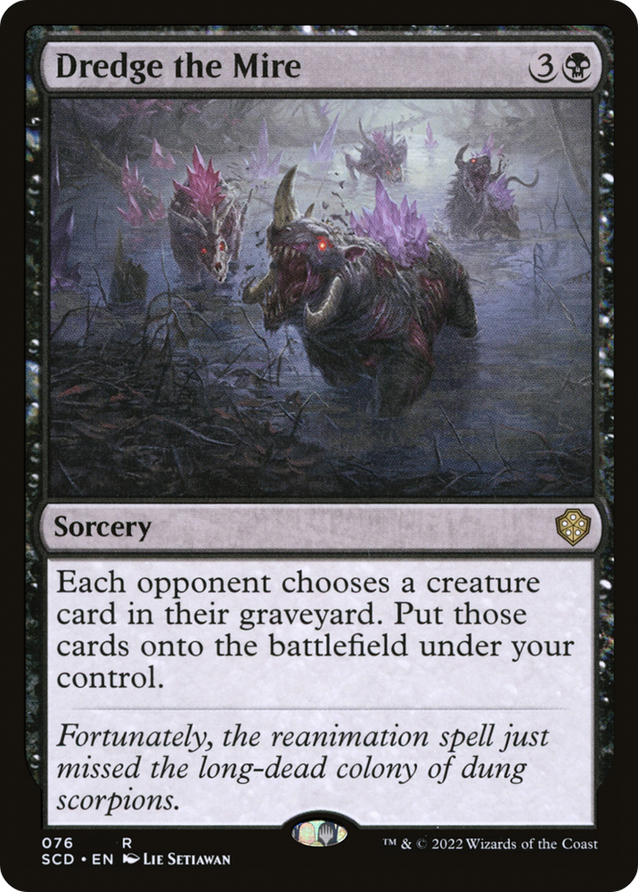 Dragar el fango [Mazos Starter Commander] 
