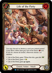 Life of the Party (Amarillo) [EVR162] (Everfest) 1.ª edición Rainbow Foil 