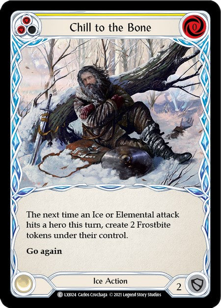 Chill to the Bone (Amarillo) [LXI024] (Tales of Aria Lexi Blitz Deck) 1.ª edición Normal 