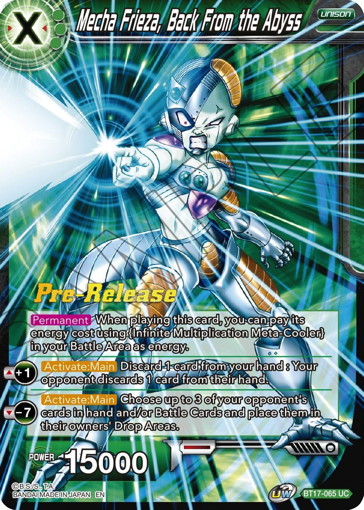 Mecha Frieza, De regreso del abismo (BT17-065) [Promociones de presentación de Ultimate Squad] 