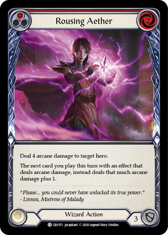 Rousing Aether (Rojo) [CRU171] (Crucible of War) 1.ª edición Normal 
