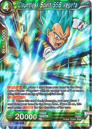 Espíritu intrépido SSB Vegeta (BT3-060) [Mundos cruzados] 