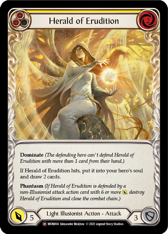 Heraldo de la Erudición [U-MON004-RF] (Monarch Unlimited) Lámina arcoíris ilimitada 