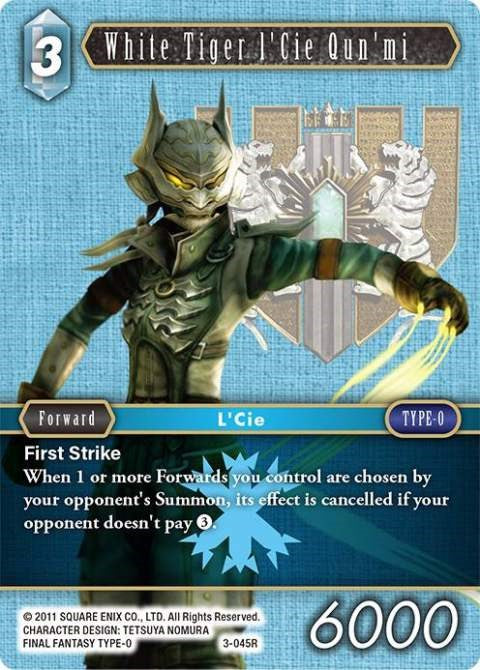 Tigre Blanco l'Cie Qun'mi [Opus III] 