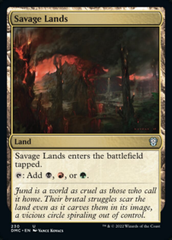Tierras Salvajes [Dominaria United Commander] 
