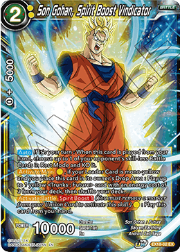 Son Gohan, Vindicador de impulso espiritual (EX18-02) [Impulso Namekiano] 