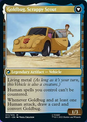 Goldbug, aliado de la humanidad // Goldbug, Scrappy Scout [Transformers] 