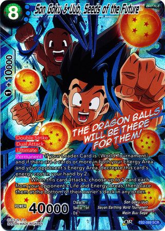 Son Goku &amp; Uub, Semillas del Futuro (TB2-069) [Torneo Mundial de Artes Marciales] 
