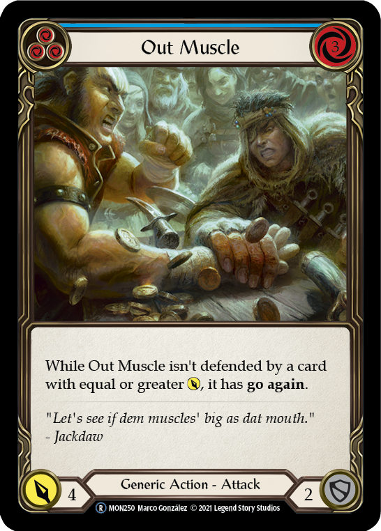 Out Muscle (Azul) [U-MON250] (Monarch Unlimited) Ilimitado Normal 
