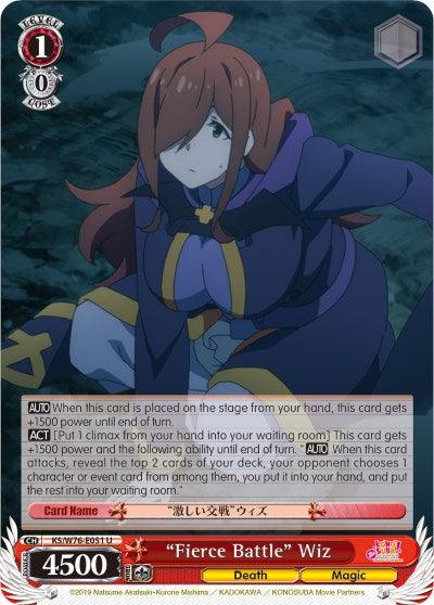 "Fierce Battle" Wiz (KS/W76-E051 U) [KonoSuba The Movie: Legend of Crimson] - Blue Jay's Cauldron
