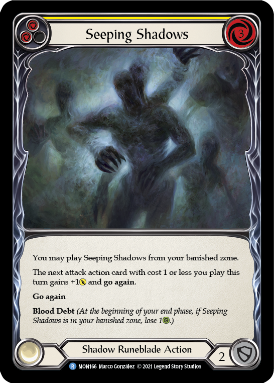 Sombras filtrantes (amarillo) [MON166-RF] (Monarch) 1.ª edición Lámina arcoíris 