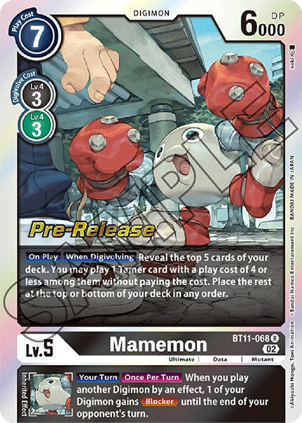 Mamemon [BT11-068] [Promociones de prelanzamiento de la fase dimensional] 