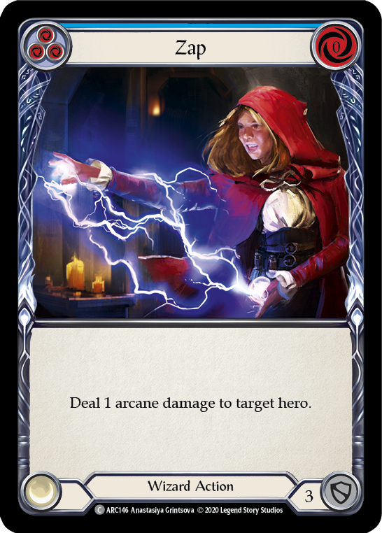 Zap (Azul) [U-ARC146] (Arcane Rising Unlimited) Lámina arcoíris ilimitada 